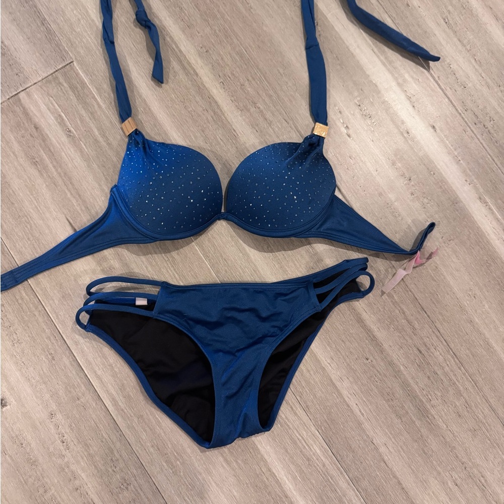 Victoria’s Secret Women's Blue Bikini Set